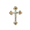 Silver Orthodox Olive Wood Cross